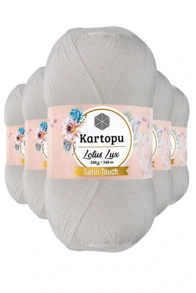 LitaeTrend 5 Adet Lotus Lux Bikini Büstiyer Bluz Simli Örgü İpi K010 Beyaz ürün görseli 1