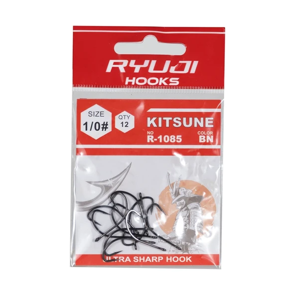 Ryuji R-1085 Kitsune Black Nickel İğne İğne No : 4 - Resim 2