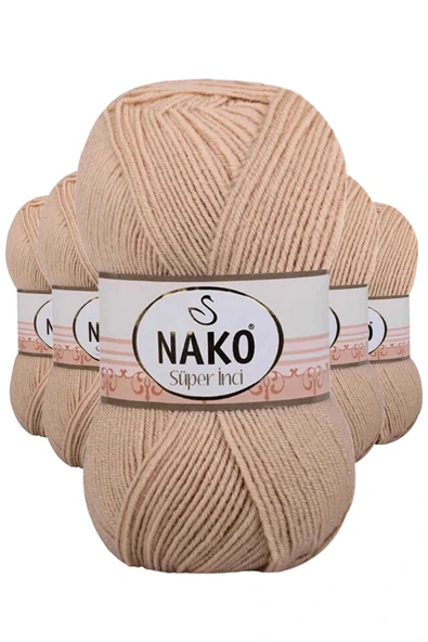 LitaeTrend 5 Adet Süper İnci El Örgü İpi 100 gr Deve Tüyü 219 ürün görseli 1