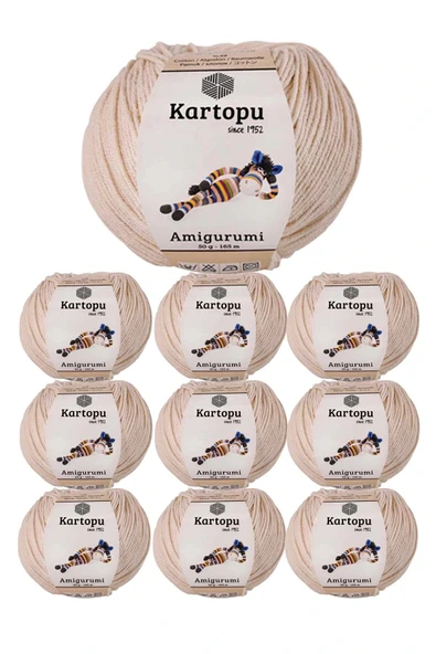 LitaeTrend 10 Adet Amigurumi El Örgü İpi 50gr 354 ürün görseli 1