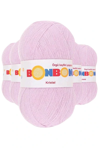 LitaeTrend 5 Adet Kristal El Örgü Lif İpi Lila 98332 ürün görseli 1