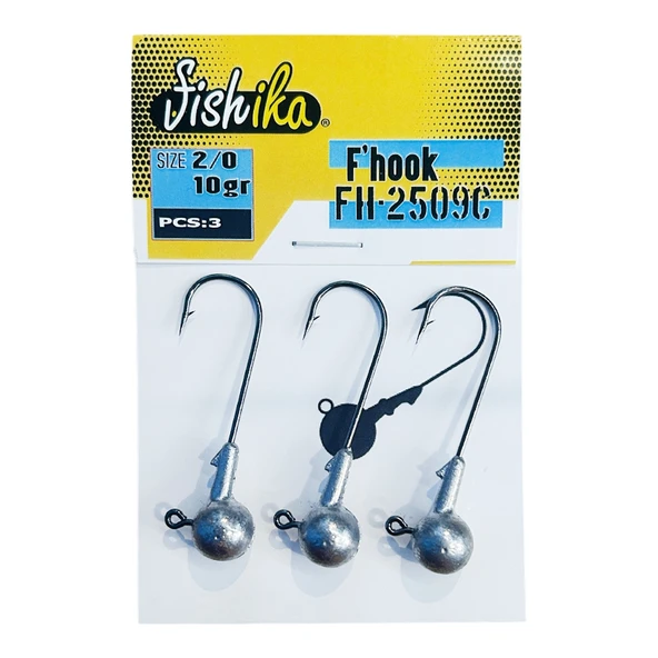 Fishika 2509 #2/0 10gr Jig Head ürün görseli 1