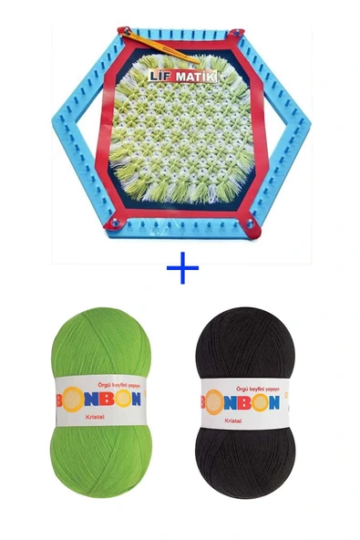 LitaeTrend Lifmatik Lif Örme Seti Dokuma Tezgahı ve Lif İpi S2 ürün görseli 1