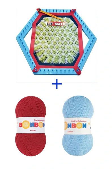 LitaeTrend Lifmatik Lif Örme Seti Dokuma Tezgahı ve Lif İpi S8 ürün görseli 1