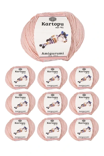 LitaeTrend 10 Adet Amigurumi El Örgü İpi 50gr 234 ürün görseli 1
