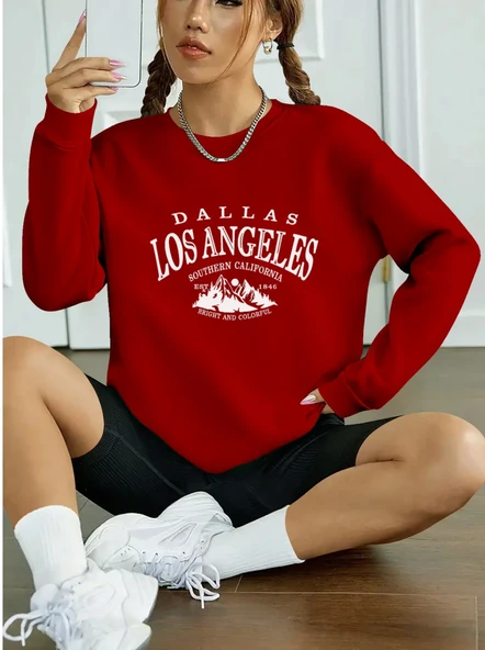 Kadın Uzun Kollu Bisiklet Yaka Viskon Iki Iplik Bluz ürün görseli 1