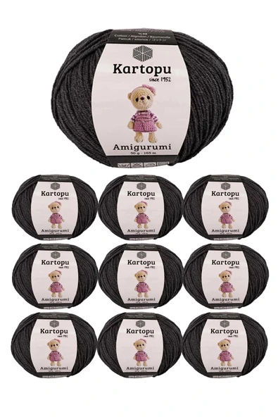 LitaeTrend 10 Adet Amigurumi El Örgü İpi 50gr 995 ürün görseli 1