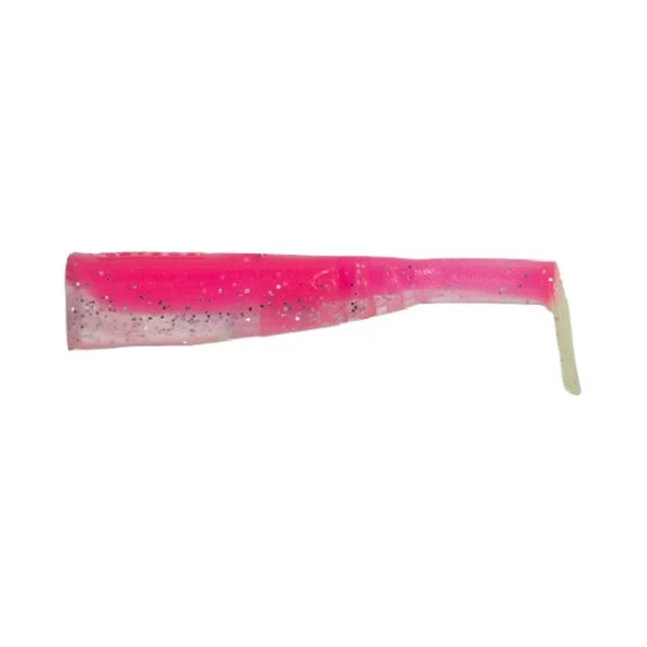 Seabor Lily Shad 9,3cm 3 Adet Yedek Silikon Yem Renk : Pink UV ürün görseli 1