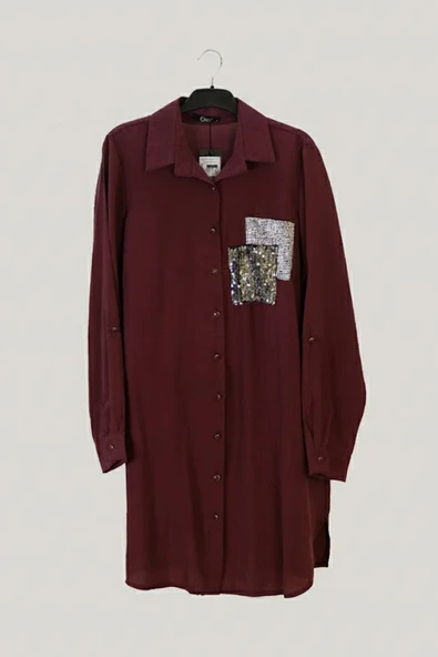 1909 DEES CEP DETAYLI TUNİK - Resim 8