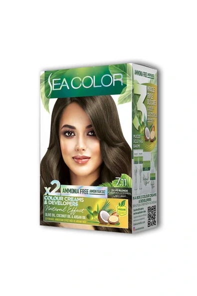 LitaeTrend 2X2 Tüp Krem Saç Boyası Seti Yoğun Küllü Kumral No:7.11 - Resim 3