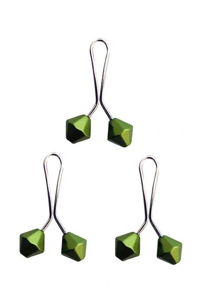 LitaeTrend 3 Adet Tesettür Eşarp ve Şal Klipsi Yeşil ürün görseli 1