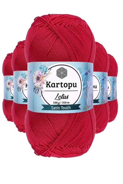 LitaeTrend 5 Adet Lotus Bikini Büstiyer Bluz Örgü İpi  K141 Fuşya ürün görseli 1