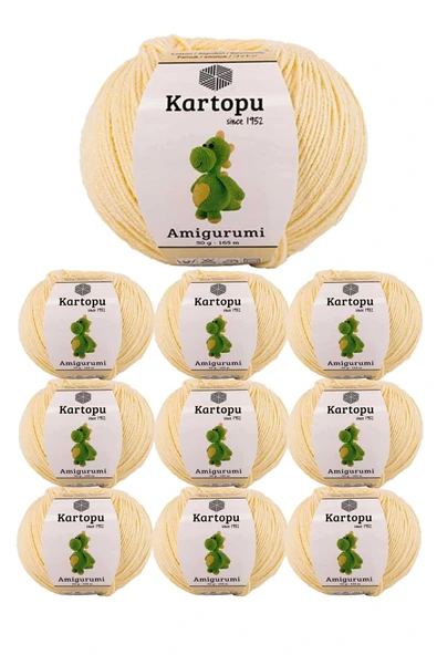 LitaeTrend 10 Adet Amigurumi El Örgü İpi 50gr 331 ürün görseli 1