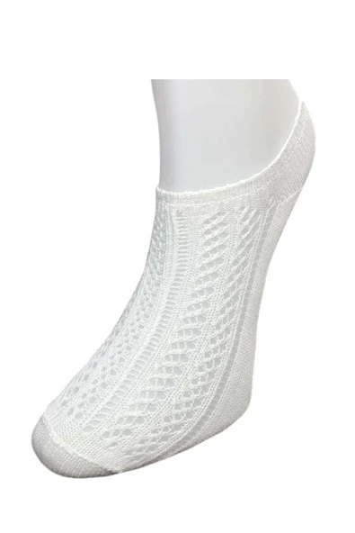 LitaeTrend 9 Adet Kadın Sneaker Dantelli File Pamuklu Yumuşak Çorap - Resim 5