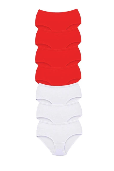 LitaeTrend 7 Adet Tutku Kadın Yüksek Bel Bato Kalın Lastik Külot S7 ürün görseli 1