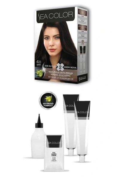 LitaeTrend 2X2 Tüp Krem Saç Boyası Seti Kahve No:4.0 - Resim 2