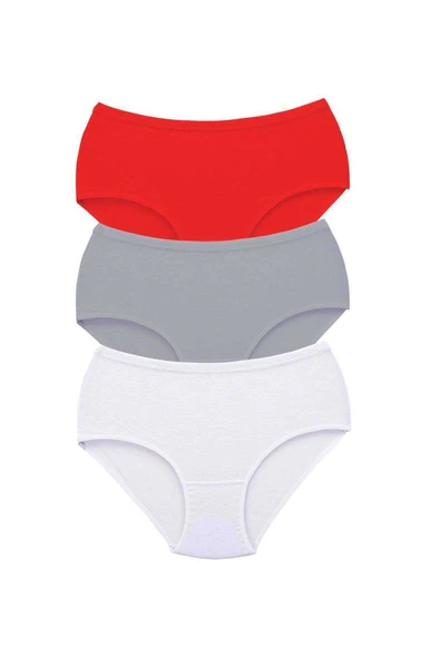 LitaeTrend 3 Adet Tutku Kadın Yüksek Bel Bato Kalın Lastik Külot S9 ürün görseli 1