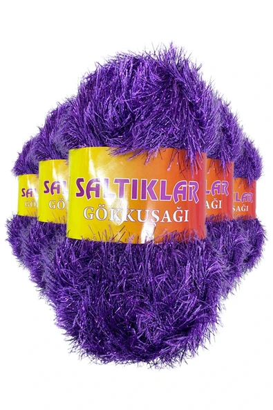 LitaeTrend 5 Adet Gökkuşağı El Örgü İpi Yünü 30 ürün görseli 1