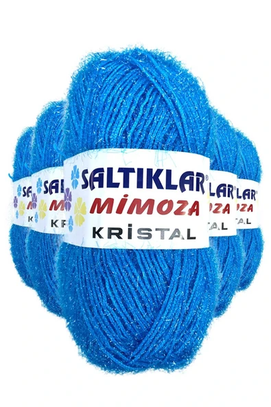 LitaeTrend 5 Adet Mimoza Kristal Işıltılı Şal Patik Yelek İpi 03 ürün görseli 1