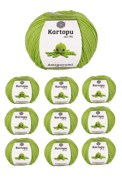 LitaeTrend 10 Adet Amigurumi El Örgü İpi 50gr 404 ürün görseli 1