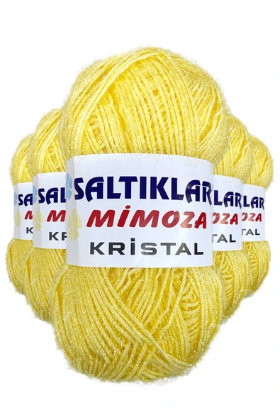 LitaeTrend 5 Adet Mimoza Kristal Işıltılı Şal Patik Yelek İpi 48 ürün görseli 1