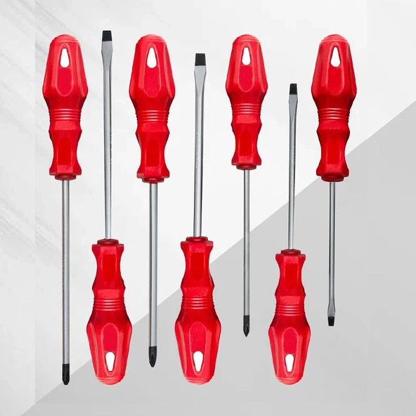 7 Li Tornavida Seti 4 Adet Düz - 3 Adet Yıldız Tornavida ürün görseli 1