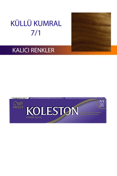 LitaeTrend Single Tüp Boya Saç Boyası Küllü Kumral 7/1 ürün görseli 1