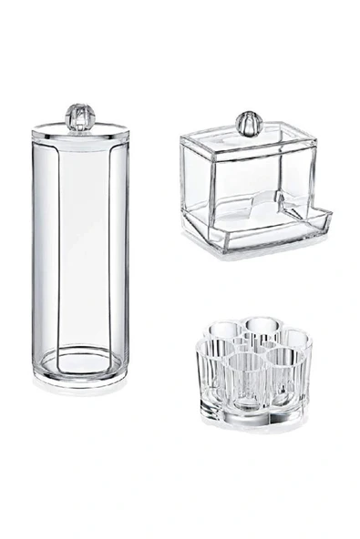 LitaeTrend 3'lü Organizer Makyaj Kozmetik Organizeri - Resim 3