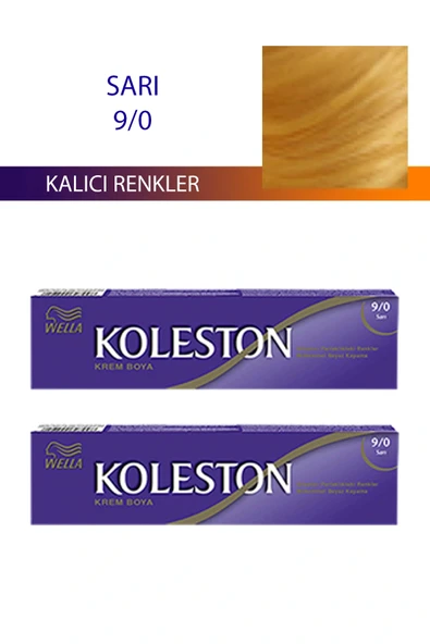 LitaeTrend 2 Adet Single Tüp Boya Saç Boyası Sarı 9/0 ürün görseli 1