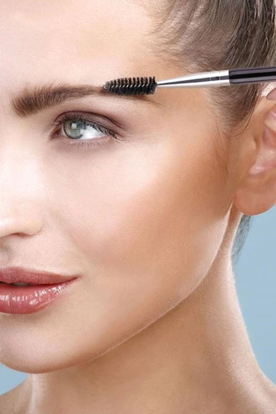 Çift Başlıklı Eyeliner Ve Kaş Fırçası – Kolay Uygulama Ve Mükemmel Sonuçlar - Resim 2