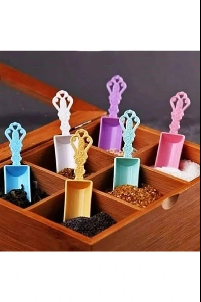 LitaeTrend Çok Renkli 6'lı Baharat Küregi ürün görseli 1