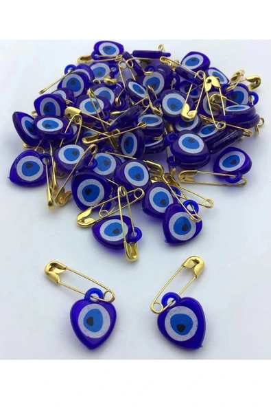 LitaeTrend Nazar Boncuklu Çengelli Iğne 25 adet - Resim 3