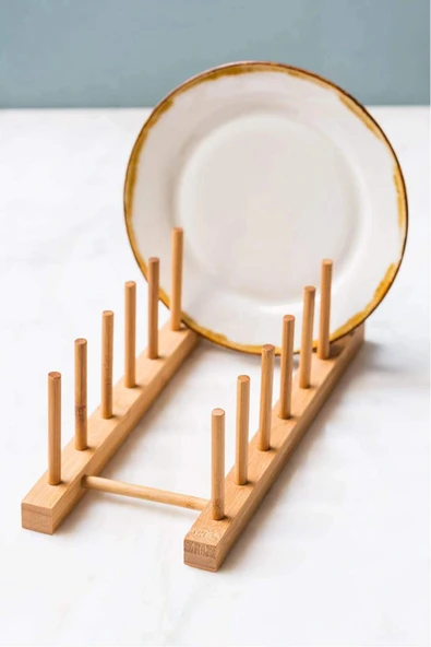 LitaeTrend Bambu Lüx 6 Bölmeli Tabaklık 25X13,5X11Cm ürün görseli 1