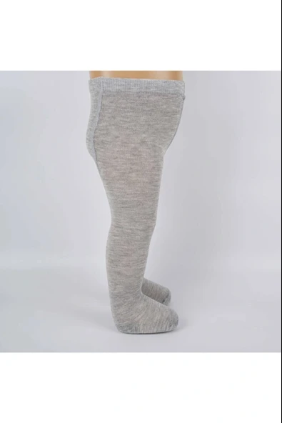 LitaeTrend Bebek Pamuklu Külotlu Çorap Gri ürün görseli 1