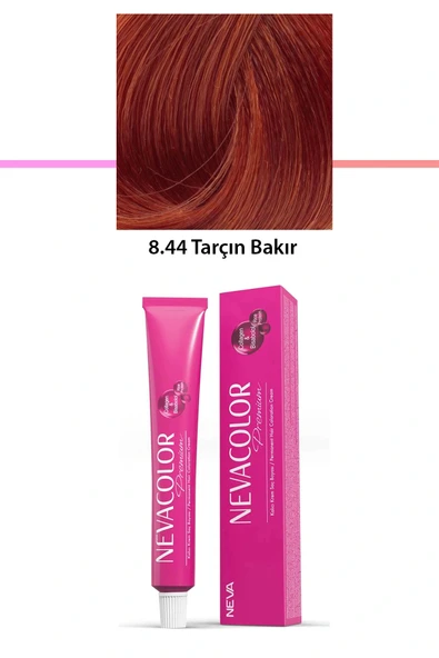 LitaeTrend Premium 8.44 Tarçın Bakır - Kalıcı Krem Saç Boyası 50 g Tüp ürün görseli 1