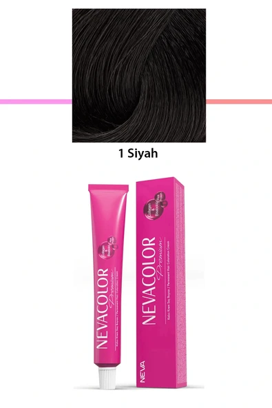 LitaeTrend Premium 1 Siyah - Kalıcı Krem Saç Boyası 50 g Tüp ürün görseli 1