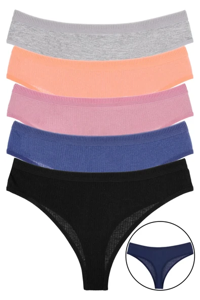 LitaeTrend 5'li Karma Paket Fitilli Tanga S3 ürün görseli 1