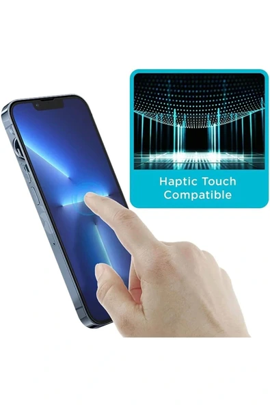 LitaeTrend Iphone 13 Pro Uyumlu Premium Ekran Koruyucu 9h Sert Temperli Kırılmaz Cam Koruma Şeffaf - Resim 2