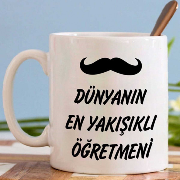 Öğretmenler Günü Yakışıklı Öğretmen Kupa Bardak
