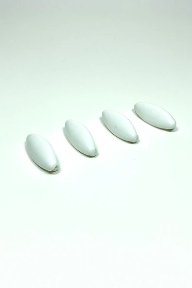 LitaeTrend 4 Adet Plastik Çengelli Eşarp Ve Şal İğnesi Beyaz 4 cm ürün görseli 1