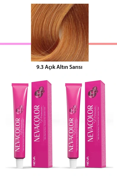 LitaeTrend 2 li Set Premium 9.3 Açık Altın Sarısı - Kalıcı Krem Saç Boyası 2 X 50 g Tüp ürün görseli 1