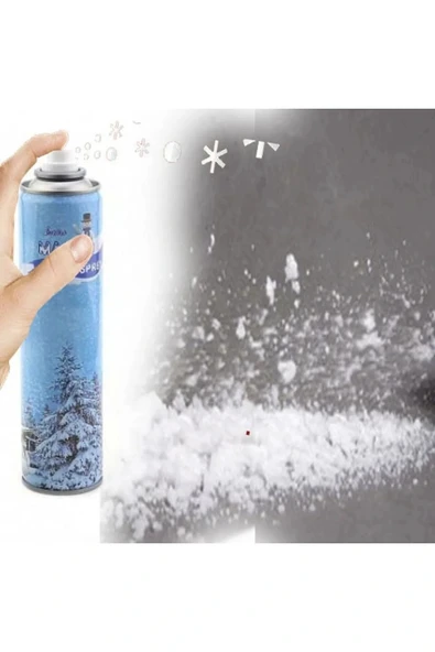 LitaeTrend 5 Adet Max Kar Köpüğü Spreyi, Eriyen Kar Taneleri, Parti Köpük Karı Yapar Kar Yağdıran Sprey 5x300 ml - Resim 2