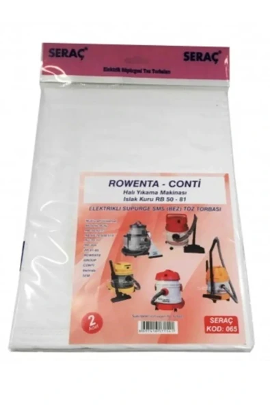 LitaeTrend Seraç Elektrik Süpürgesi Toz Torbası 2 Li Rowenta Conti ürün görseli 1