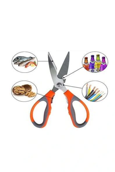 LitaeTrend Paslanmaz Çelik Et, Tavuk, Börek Doğrama Makası - Resim 2