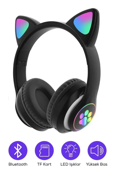 Kedi Figurlu Kulaklık - Resim 4