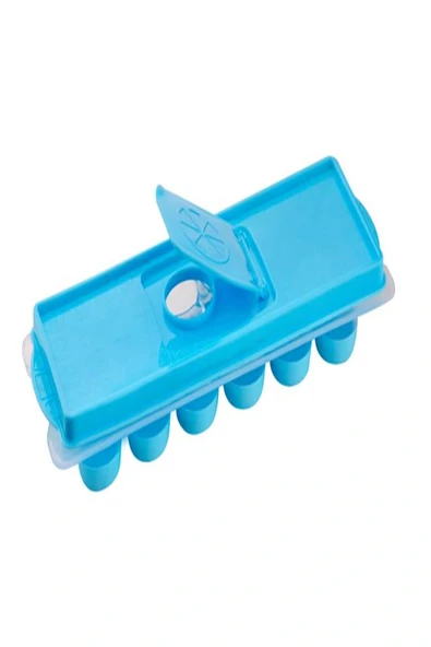 LitaeTrend Silikon Tabanlı Buzluk Buz Kalıbı Kare Buz Kalıbı Doldur Kullan Mavi Viole ürün görseli 1