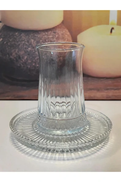 LitaeTrend Rayan Müge 6'lı Çay Tabağı ürün görseli 1