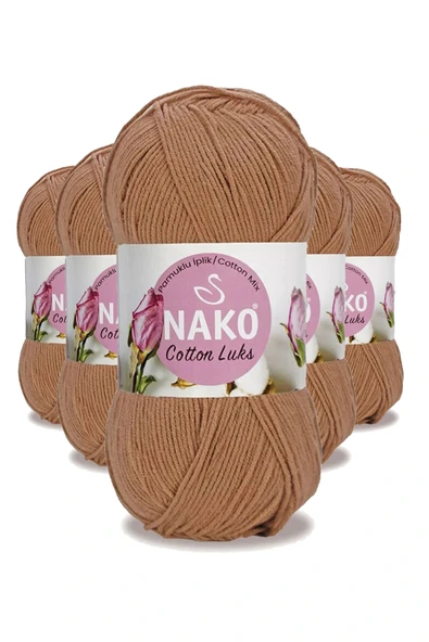 LitaeTrend 5 Adet Cotton Lüks Yelek Tunik Kazak Bluz Hırka İpi Yünü Soğan Kabuğu 97557 ürün görseli 1