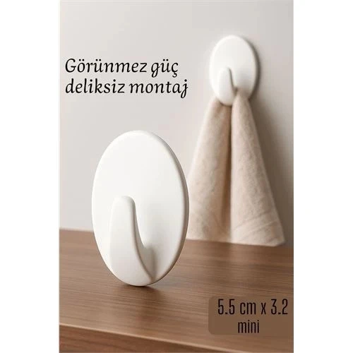 CEYLAN ADAM Mini Kendinden Yapışkanlı Duvar Askısı – 5.5 x 3.2 cm | İz Bırakmaz, Güçlü Tutuş ürün görseli 1