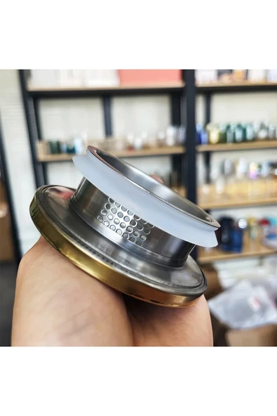 LitaeTrend Çelik Kapaklı Borosilikat Dilimli Model Süzgeçli Cam Demlik Bitki Çayları 1000 Ml Royaleks-CM-2001 - Resim 5